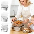thumbnail image 5 of zhangmingg Stainless Steel 2-in-1 Kitchen Colander and Food Storage Container for Draining Vegetables and Washing Rice 3PCS, 5 of 5