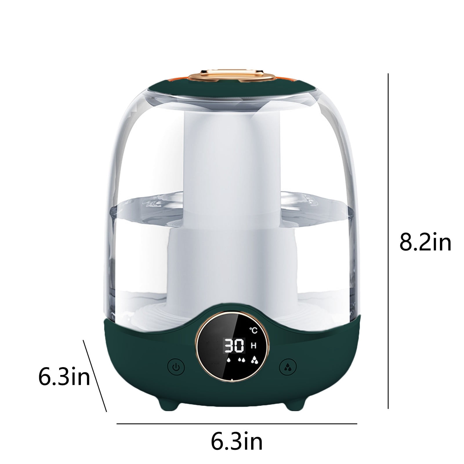 FHBVT 3L Humidifier for Bedroom, Cool Mist Oil Diffuser with 7 Night Lights, Quiet Humidifier for Large Rooms, Auto Shut-Off, Ideal for Family, Office, Nursery, and Sleep Improvement
