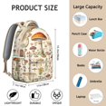 thumbnail image 6 of Whimsical Mushroom Design College Backpack for Women, Cute School Bookbag, Large Capacity Laptop Daypack for Campus Commute, Durable Lightweight, Perfect Gift, 6 of 6