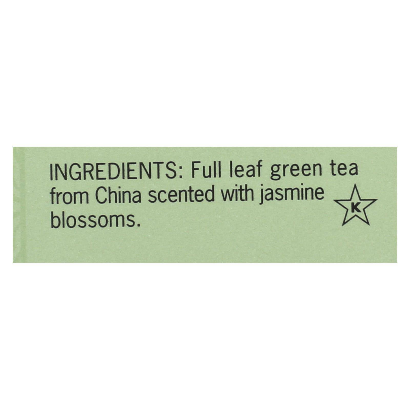Smith Teamaker Green Tea - Jasmine Slvr Tp - Case of 6 - 15 Bags