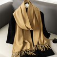 thumbnail image 1 of New 62 Color Winter Scarf For Women Long Warm Cashmere Scarves Hijab Solid Lady Shawl Wrap Female Pashmina Bandana Head Scarfs, 1 of 5