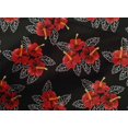 thumbnail image 4 of oneOone Organic Cotton Voile Fabric Leaves & Floral Artistic Sashiko Print Fabric by The Yard 42 Inch Wide, 4 of 4