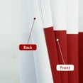 thumbnail image 5 of Driftaway Mia Stripe Room Darkening Grommet Unlined Window Curtains, Set Of Two Panels, Each 52"X96" (Red), 5 of 7