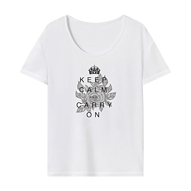 Camiseta de mujer Ropa deportiva de verano Camiseta básica para desplazamientos Oficina de viaje S