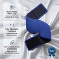thumbnail image 6 of Cooling Gel Eye Mask Sleep, Cold Compress for Puffy Eyes & Migraine Relief - Reusable Weighted Sleeping Mask for Dark Circles, After Surgery Recovery, Eye Care, Ice Pack for Face (Blue), 6 of 7