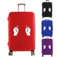 thumbnail image 2 of Luggage Cover Suitcase Protector Thicken Elasticity Dust Covered Anti-Scratch for 18-32 Inch Trolley Finger Pattern Accessories purple XL, 2 of 6