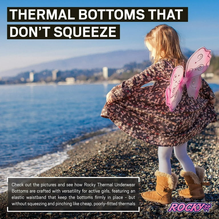 Rocky Girl's Thermal Bottoms (Long John Base Layer Underwear Pants