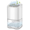 thumbnail image 1 of Deshumidificador 1000ml Silencioso, Deshumidificador para la humedad Pequeño con luz LED de 7 Colores para Dormitorio Baño Garaje, Blanco, 1 of 6
