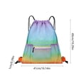 thumbnail image 3 of Lightweight Drawstring Sackpack with Breathable Mesh Construction and Adjustable Straps for Athletic Training Travel Essentials, 3 of 6