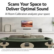 LG 5.1.3 Channel Soundbar with Dolby Atmos and Rear Surround Speakers, S80TR