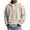 Beige, variant on Men's Long Sleeve Sweatshirt Solid Color Lapel Top Fashion Casual Winter Clothing Outdoor Basic Fall Clothes
