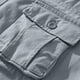 thumbnail image 4 of Pantalones para Hombre con Bolsillos Y Cintura Elástica, Botón Casual Clásico, Pantalones Cortos de Carga de Verano para Hombres, 4 of 8