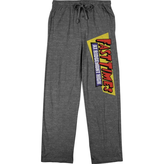 Fast Times At Ridgemont High Comedy Movie Grey Sleep Pajama Pants -3XL