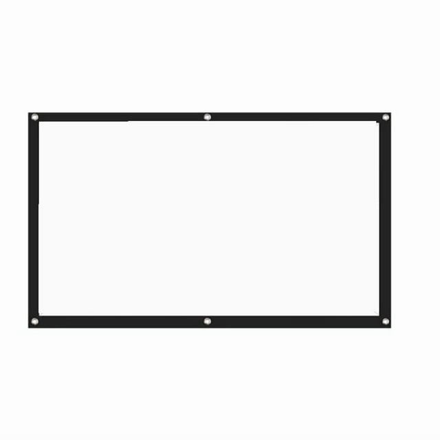 Portable Projector Screen Simple Curtain Anti-Light Canvas for Home Outdoor Office