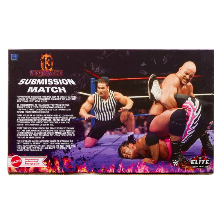 WWE Elite Legacy Submission Match 3 Action Figures & Accessories