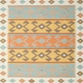 thumbnail image 1 of Ahgly Company Indoor Square Contemporary Brown Abstract Area Rugs, 6' Square, 1 of 6