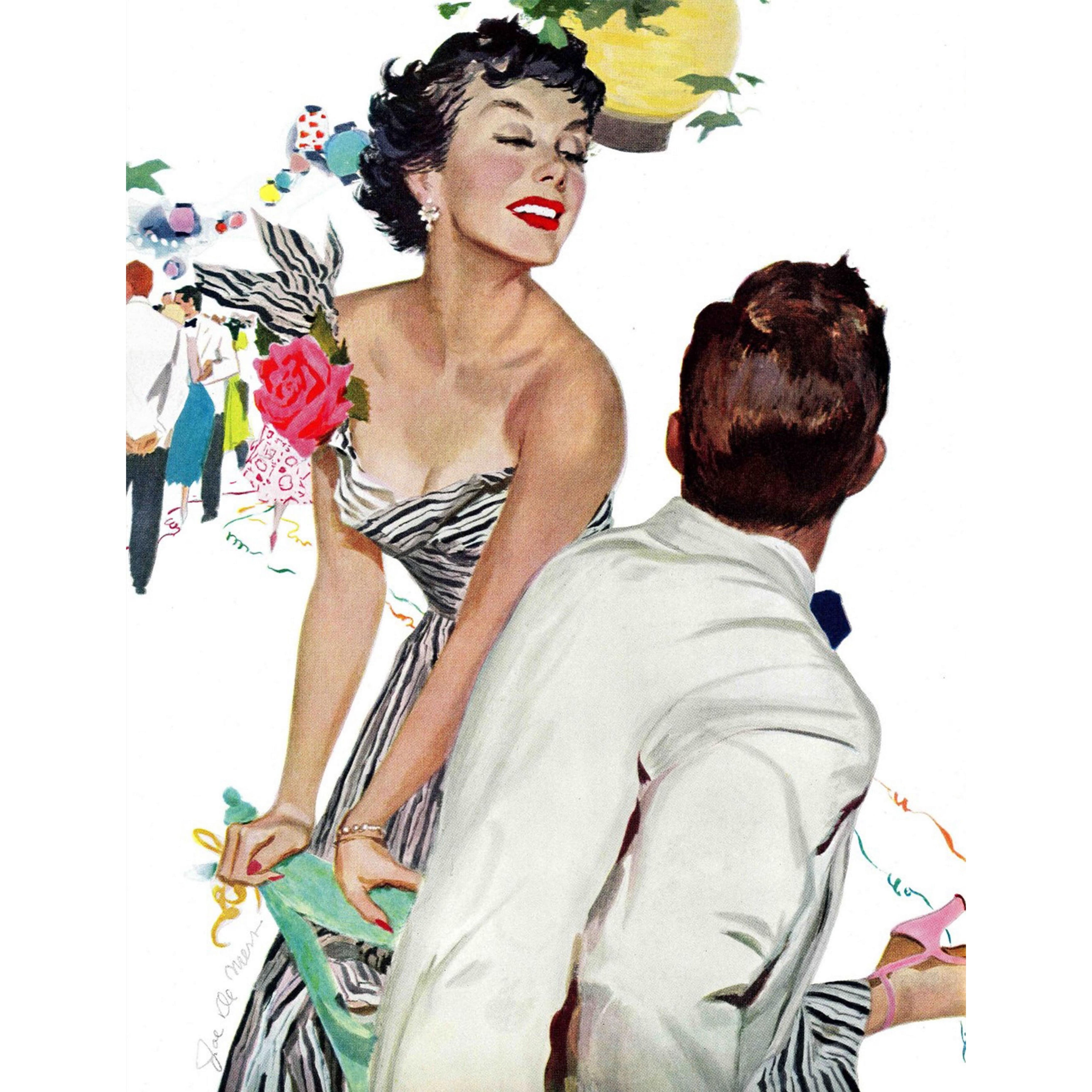 Marmont Hill "I Want a Man" by Joe de Mers Painting Print on Canvas