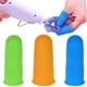 thumbnail image 4 of Muyoka Protectores de dedos Fundas de funda de silicona, Fundas de dedos anticorte Resistente al calor Protector de dedos antideslizante para pegamento caliente Utensilios de cocina Muyoka Hogar, 4 of 6