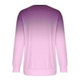 thumbnail image 5 of Dyegold Sweatshirts for Teen Girls Womens Long Sleeve Crew Neck Ombre Pullover Tops Hoodies Casual Loose Gradient Sweaters T Shirts, 5 of 6