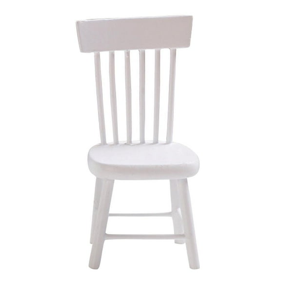 1:12 Unpainted Wood Dining Chair Model
