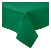 Creative Converting Creative Converting Celebrations Touch of Color Emerald Green Banquet Paper Table Cover Party Supplies and Decorations