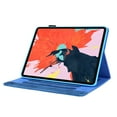 thumbnail image 3 of Dteck for iPad 10th Generation Case 10.9" 2022, Matte PU Leather Business Style Folio Stand Flip Cover Smart Case Auto Wake Sleep with Card Slots Pencil Holder for iPad 10th Gen 2022,Blue, 3 of 6