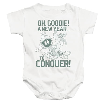 Looney Tunes New Year To Conquer Marvin the Martian Unisex Infant Snap Suit for Baby