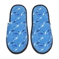 thumbnail image 1 of Fotbe Cute Shark Pantuflas Peludas para Mujer con Estampado, Zapatillas de Peluche, Zapatos de Invierno para Casa, Uso Interior y Exterior-Medium, 1 of 8