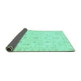thumbnail image 2 of Ahgly Company Indoor Rectangle Oriental Turquoise Blue Traditional Area Rugs, 6' x 9', 2 of 4