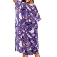 thumbnail image 4 of HELLHERO Polyester Bathing Suit Coverups for Beach Loose Half Sleeve Halloween, 4 of 6