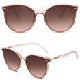 thumbnail image 3 of Gafas de sol SOJOS Classic Round SJ2067 Crystal Brown/Brown Lens, 3 of 5