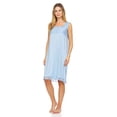 thumbnail image 2 of Lati Fashion Women Nightgowns Short Sleeve Female Nightgowns & Sleepshirts Blue Size Medium, 2 of 4