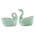 thumbnail image 4 of Worgeous  2 Pcs Swan Flower Pot Planters Pots Indoor Floral Containers Miss Blue, 4 of 8