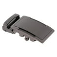 thumbnail image 1 of Rectangular Ratchet Belt Buckle Automatic Closure Casual Style For Men 3.5cm Gray, 1 of 10