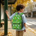 thumbnail image 6 of Soccer and Trophy Green Pattern 17" School Backpacks for Teens,Waterproof Oxford Fabric,S-Shape Padded Straps for School,Travel,Hiking,Camping, 6 of 6