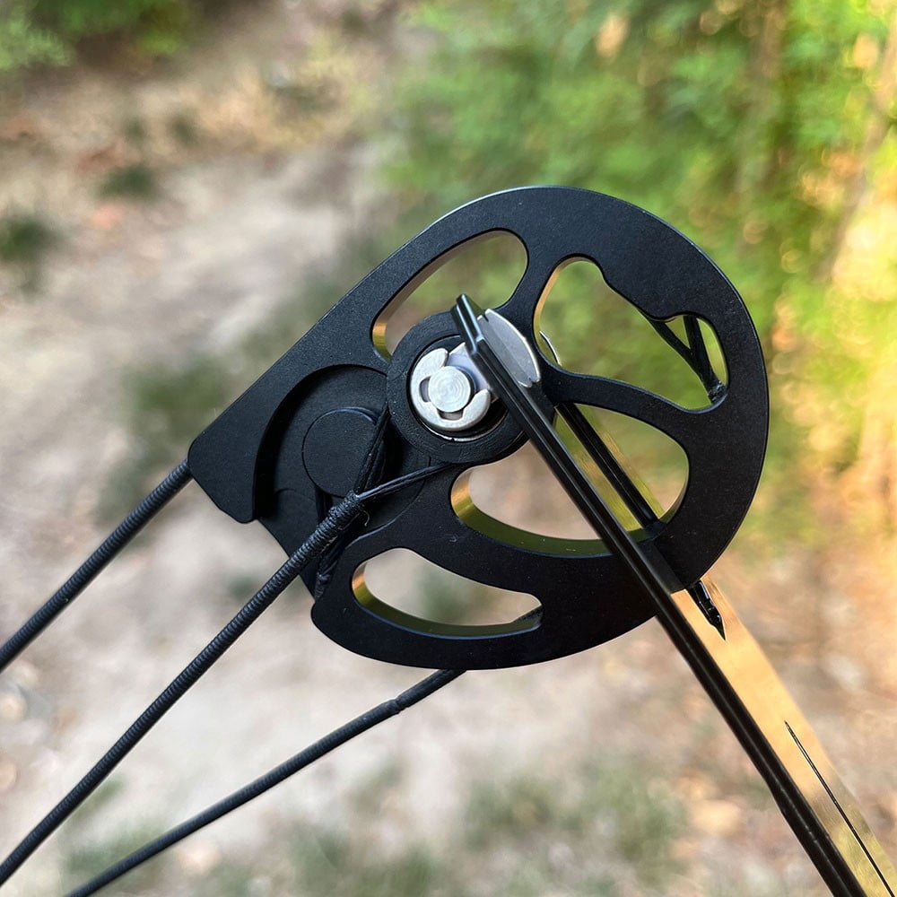 SURWOLF Metal Short Axis 15-32lbs 13" Mini Compound Arrow Set Bow Hunting Shoot RH/LH
