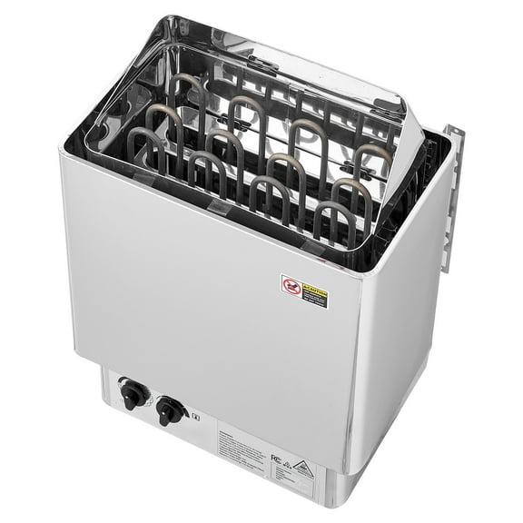 KFFKFF 6KW 240V Electric Sauna Heater with Pre-Drilled Bracket, Suitable for 176.5 to 317.8 CU.FT Sauna Rooms, Ideal for Home, Commercial, and Leisure Use