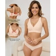 thumbnail image 3 of LWP No Underwire Soft Wireless Seamless Comfort Smoothing Wavy Bras for Women, 3 of 11