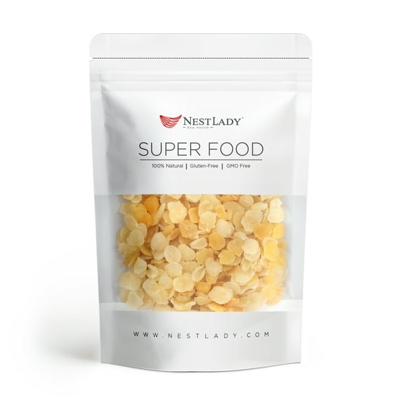 NESTLADY Gleditsia Sinensis (Snow Lotus Seed), 100% Natural, Plant Collagen and Fiber, Low Fat, Good With Peach Gum | Net weight: 100g (3.53oz), Harvested in China, Packed in USA