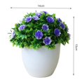 thumbnail image 4 of OUSITAID Artificial Flower Potted Vivid Decor Props Vivid Flower Bonsai for Home, 4 of 4