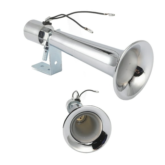 Klaxon, Klaxon Universel pour Voiture Klaxons Fort Klaxons Super Fort 180DB Trompette Simple Klaxon pour Véhicules Trains Bateaux DC 12-24V