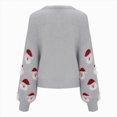 thumbnail image 4 of NOLDARES Kids Christmas Sweater Boys Girls Merry Christmas Sweaters Xmas Long Sleeve Pullover Tops,A117-Grey, 4 of 8