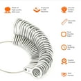 thumbnail image 3 of duomi-Steel Finger Sizer - US Standard Size 1 to 15 - For Measuring Finger Sizes - 29 Rings Set - Jewelry Making Ring Sizer Tool, 3 of 4
