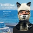 thumbnail image 3 of Fête Halloween Fête 9 Fête Halloween Fête 9 Fête Halloween Fête 9 Fête Halloween Fête 9 Fête Halloween Fête 9 Chat 3D Animal Soie Glacée Ski Balade Visage avec, 3 of 3