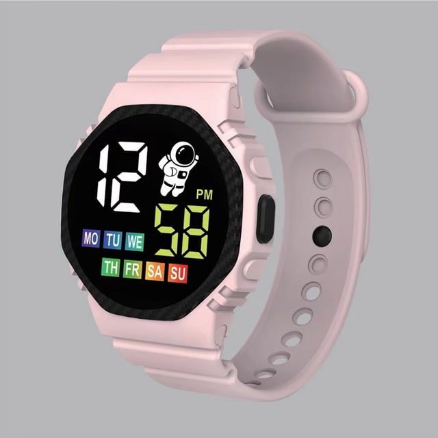 LINMOUA Watches for Kids Children's Sports Watch Display Week Suitable For Outdoor Electronic Watch For Students