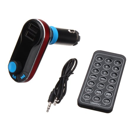 1 Set Wireless Hands-free bluetooth FM Transmitter Modulator Car Kit MP3 Player (Best Wired Fm Modulator)
