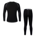 thumbnail image 4 of Invierno térmico motocicleta ciclismo Jersey y pantalones trajes de secado rápido camisa de montar Negro Cola Trajes de ciclismo, 4 of 8