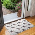 thumbnail image 2 of Cartoon Pug Dog Door Rugs,Washable Non Slip Door Mats Indoor,Decorative Door Mats,Entry Mat Indoor for Entrance,Bedroom,Kitchen,Bathroom,17"x30", 2 of 6