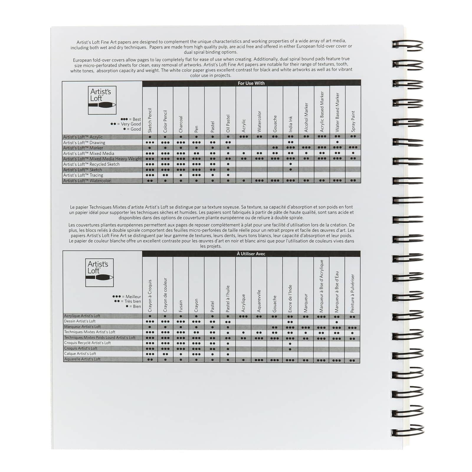 Artist's Loft Sketch Pad, 8.5" x 11", 6 Pack