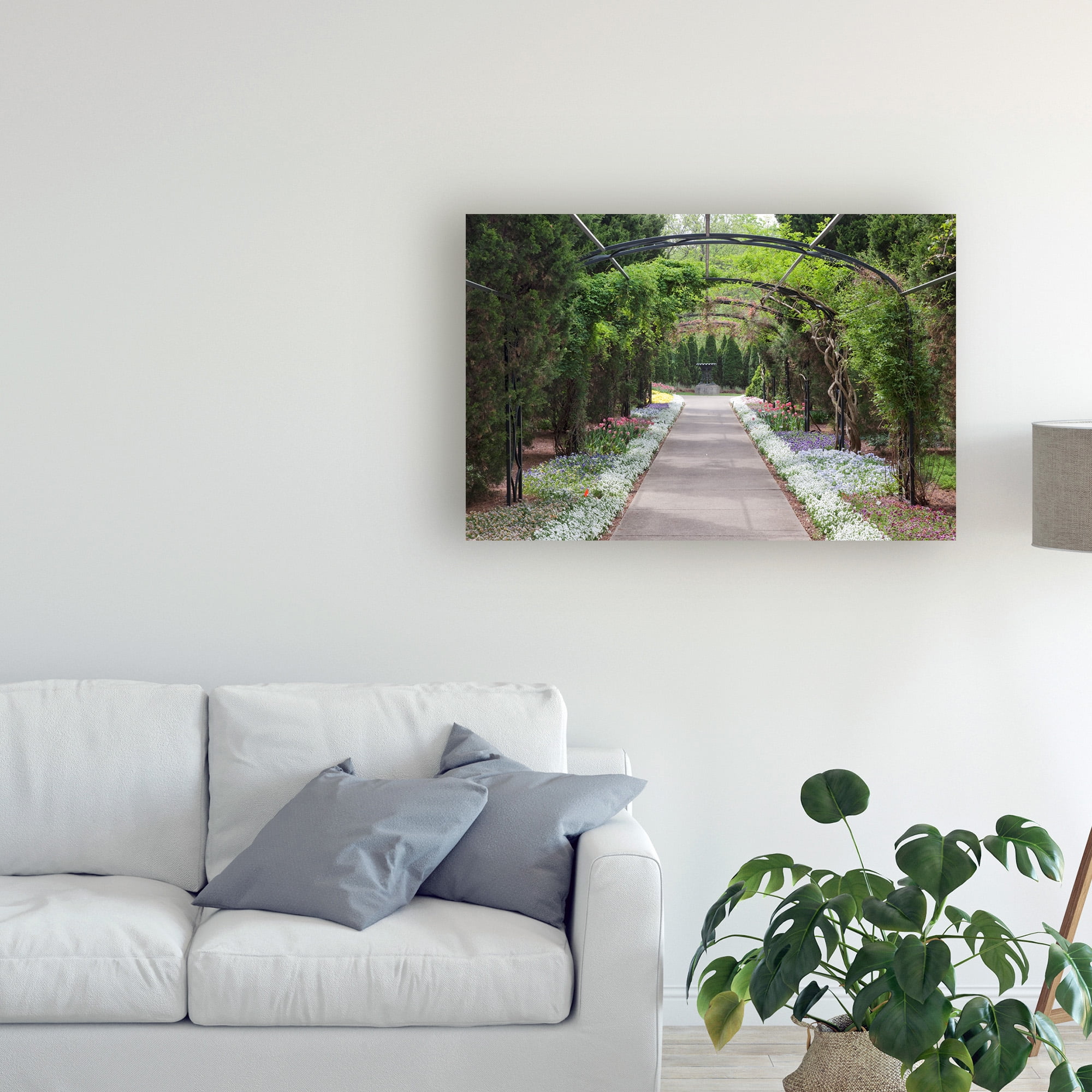 Trademark Fine Art 'Archway And Path Nashville Tennessee' Canvas Art by Monte Nagler